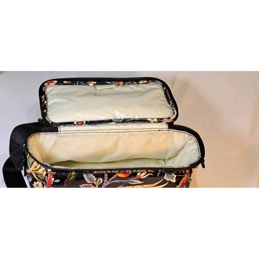 Vera Bradley Provencal Floral Insulated Lunch Cooler Bag Crossbody Strap